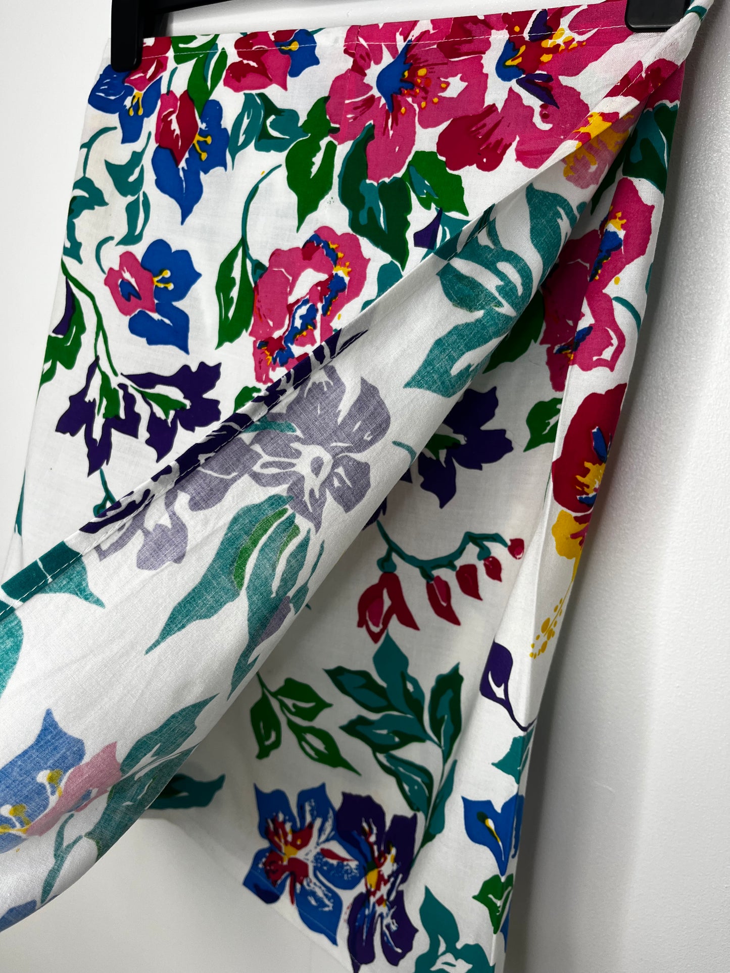 Floral Vintage Wrap Summer Skirt