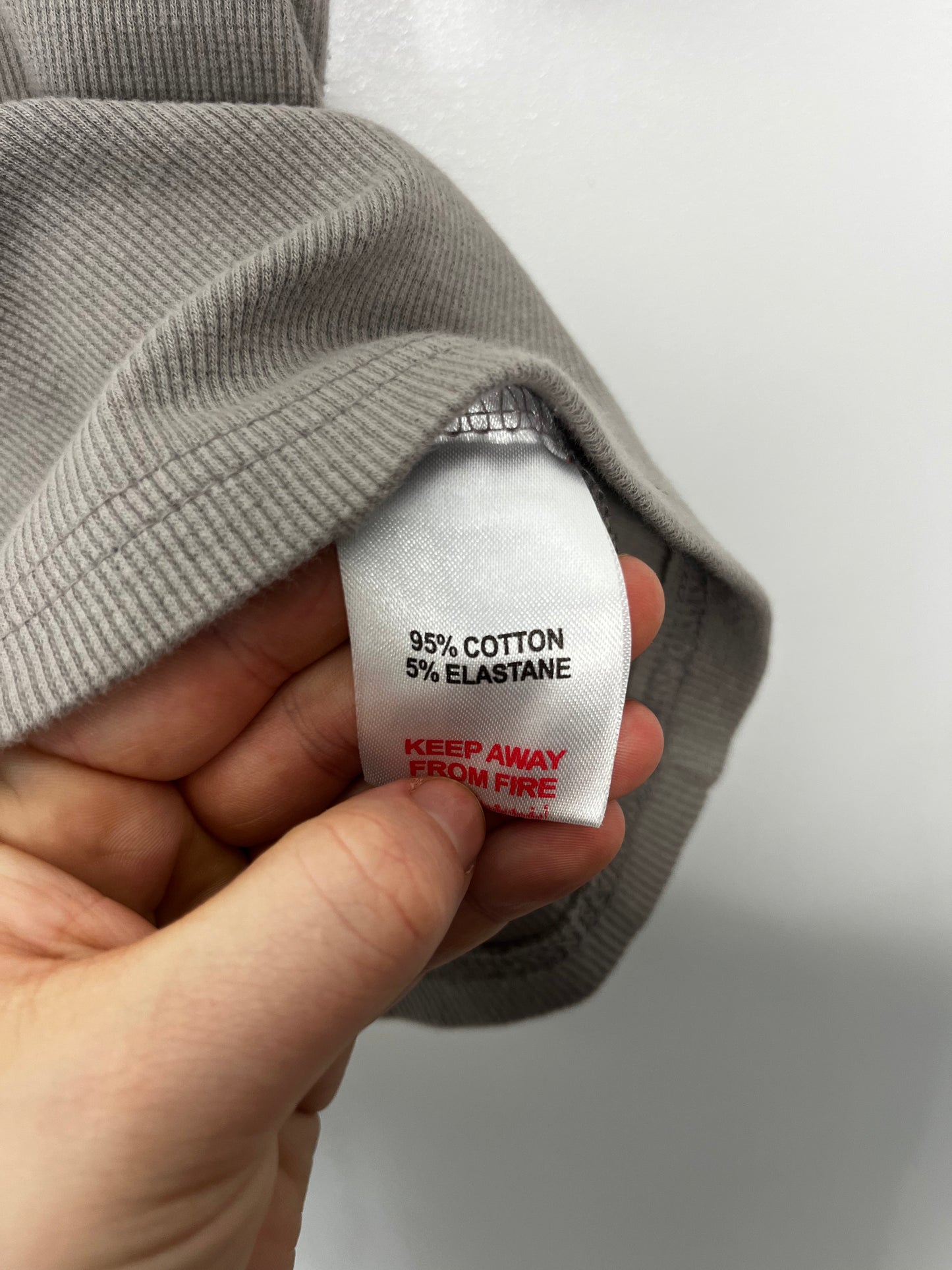 Lightly Ribbed Vintage Cotton Mocha T-Shirt