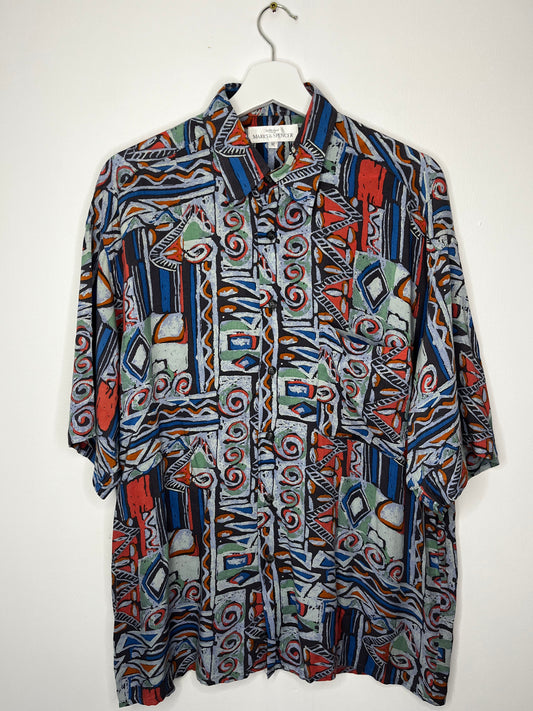 True Vintage Funky Colourful Marks & Spencer’s Shirt