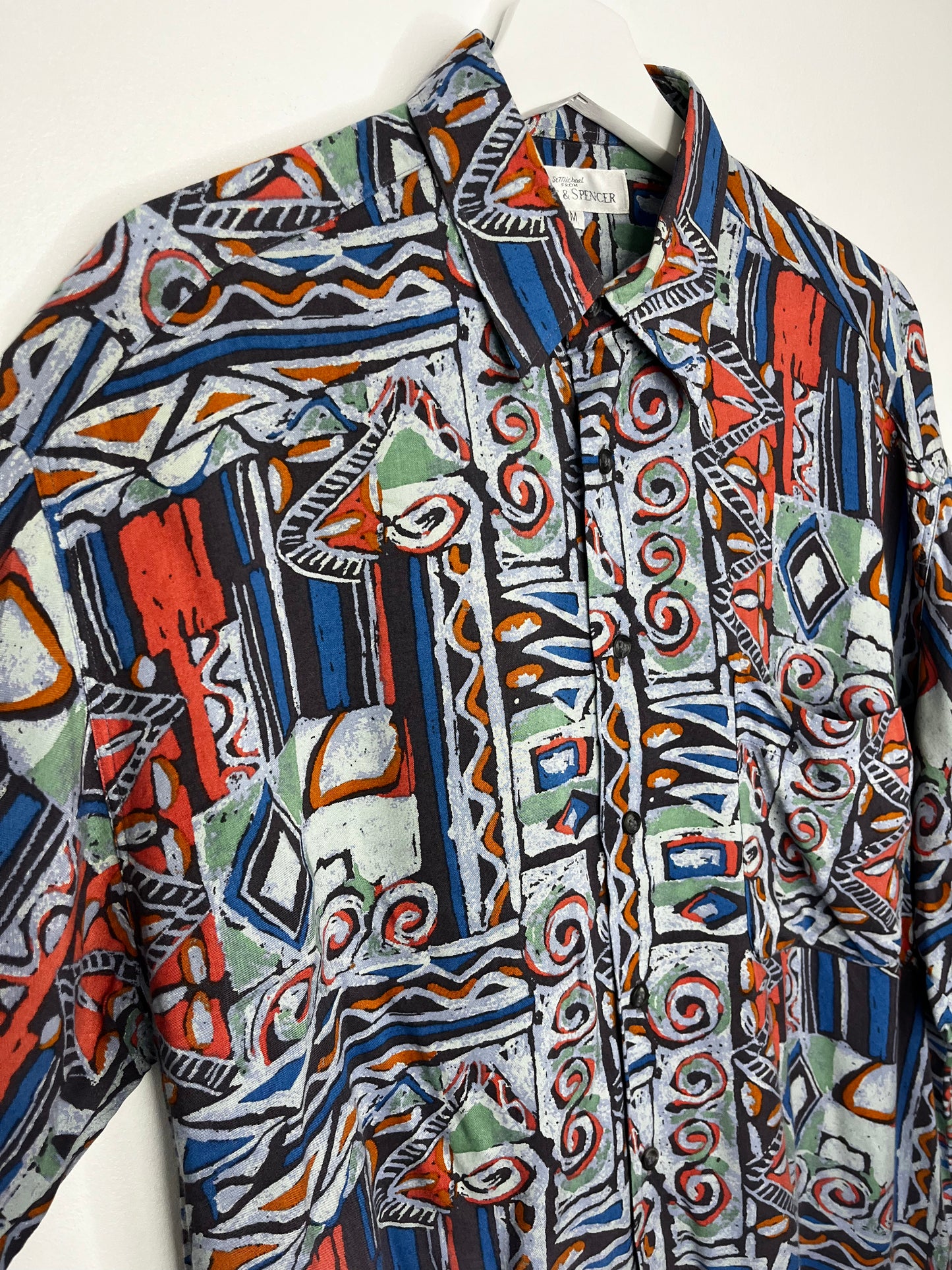 True Vintage Funky Colourful Marks & Spencer’s Shirt