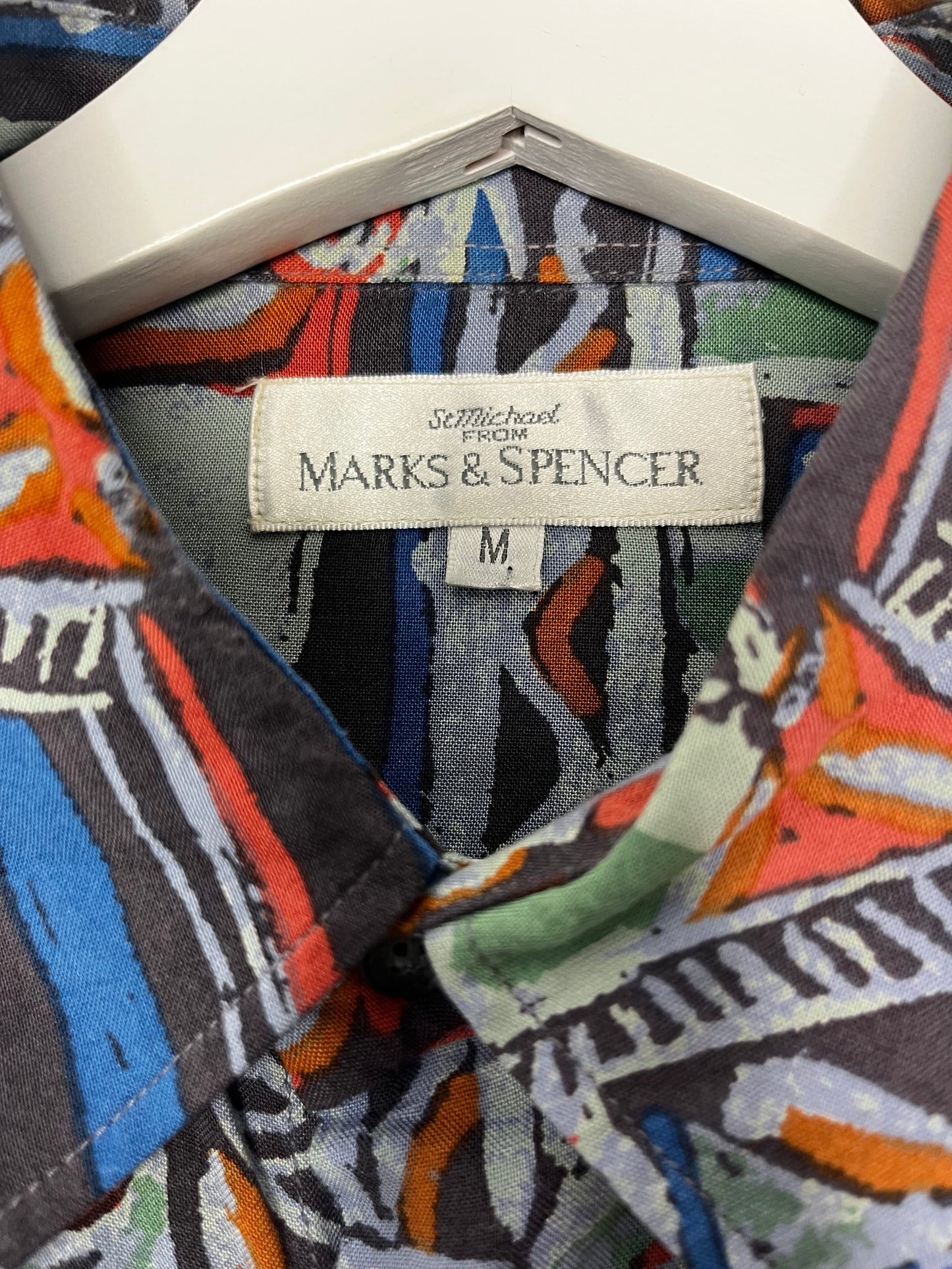 True Vintage Funky Colourful Marks & Spencer’s Shirt