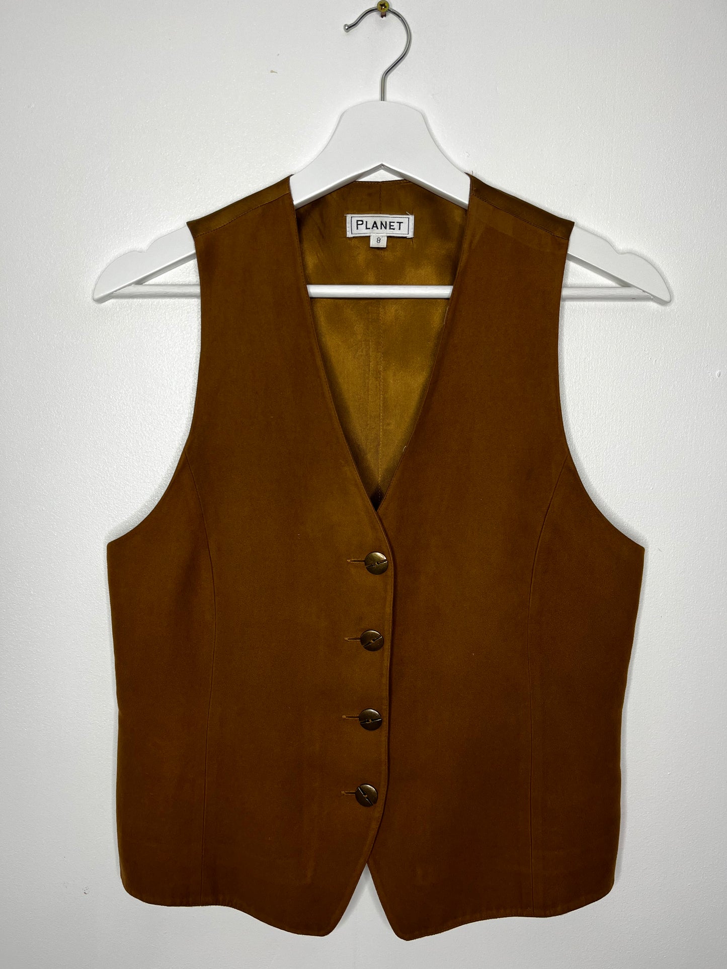 Classic Tan Vintage Waistcoat