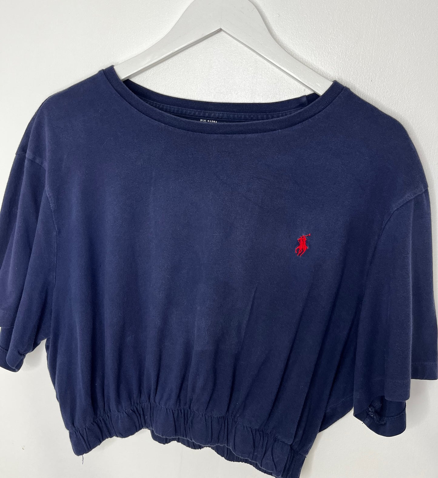 Cropped Navy Ralph Lauren Top