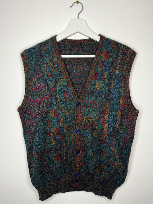 Handmade Colourful Vintage Sweater Vest