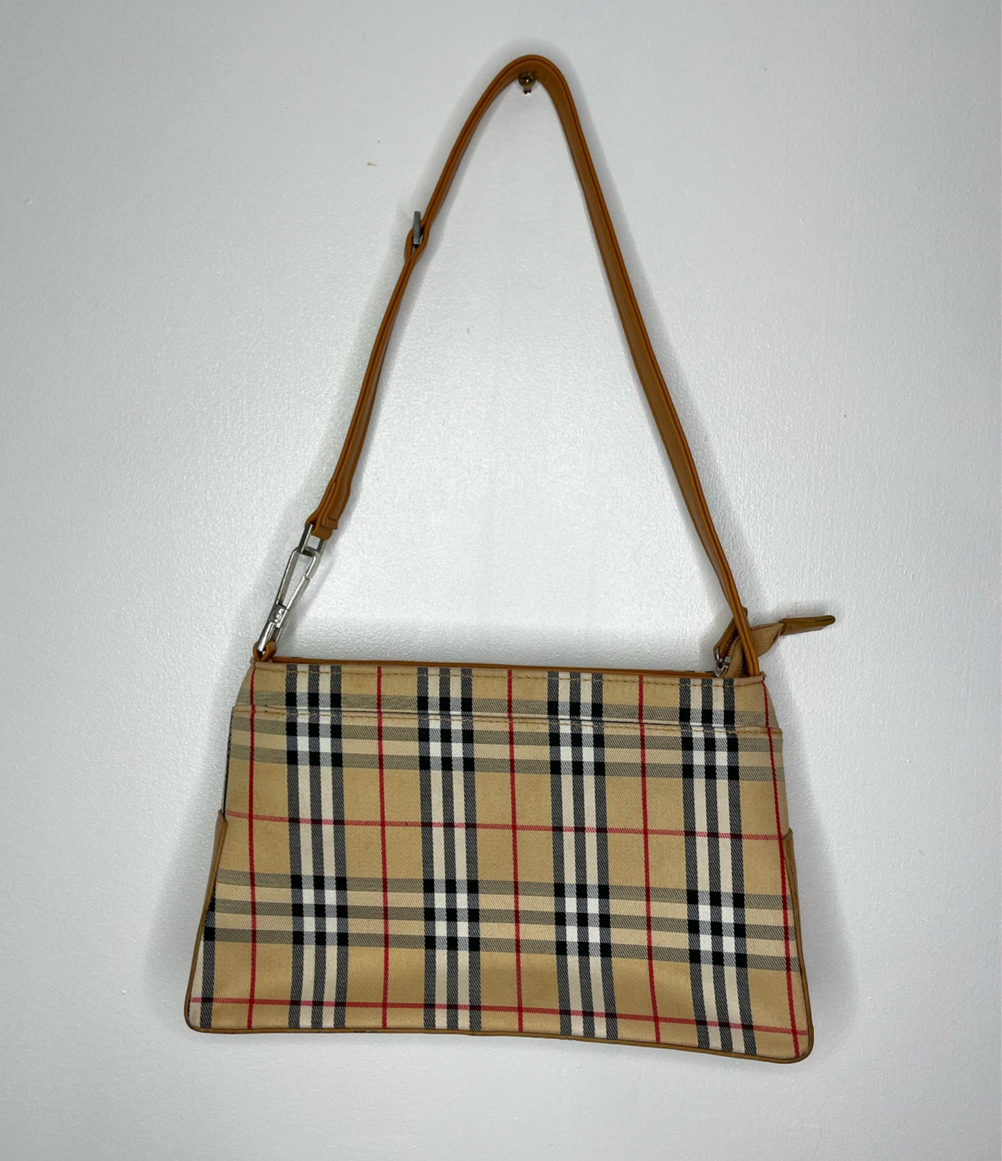 Checked Shoulder Bag
