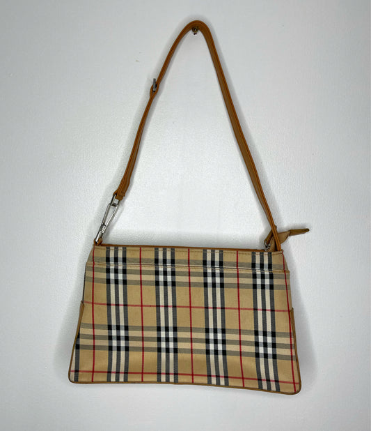 Checked Shoulder Bag