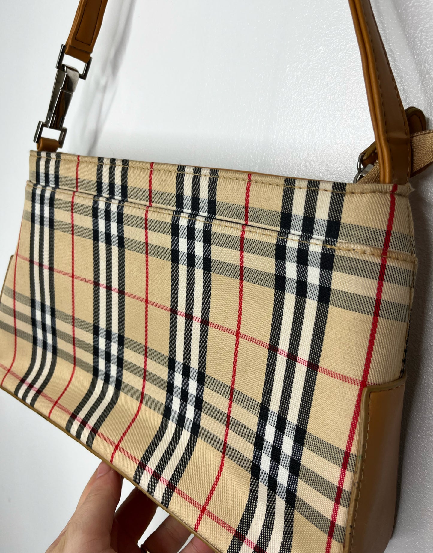 Checked Shoulder Bag
