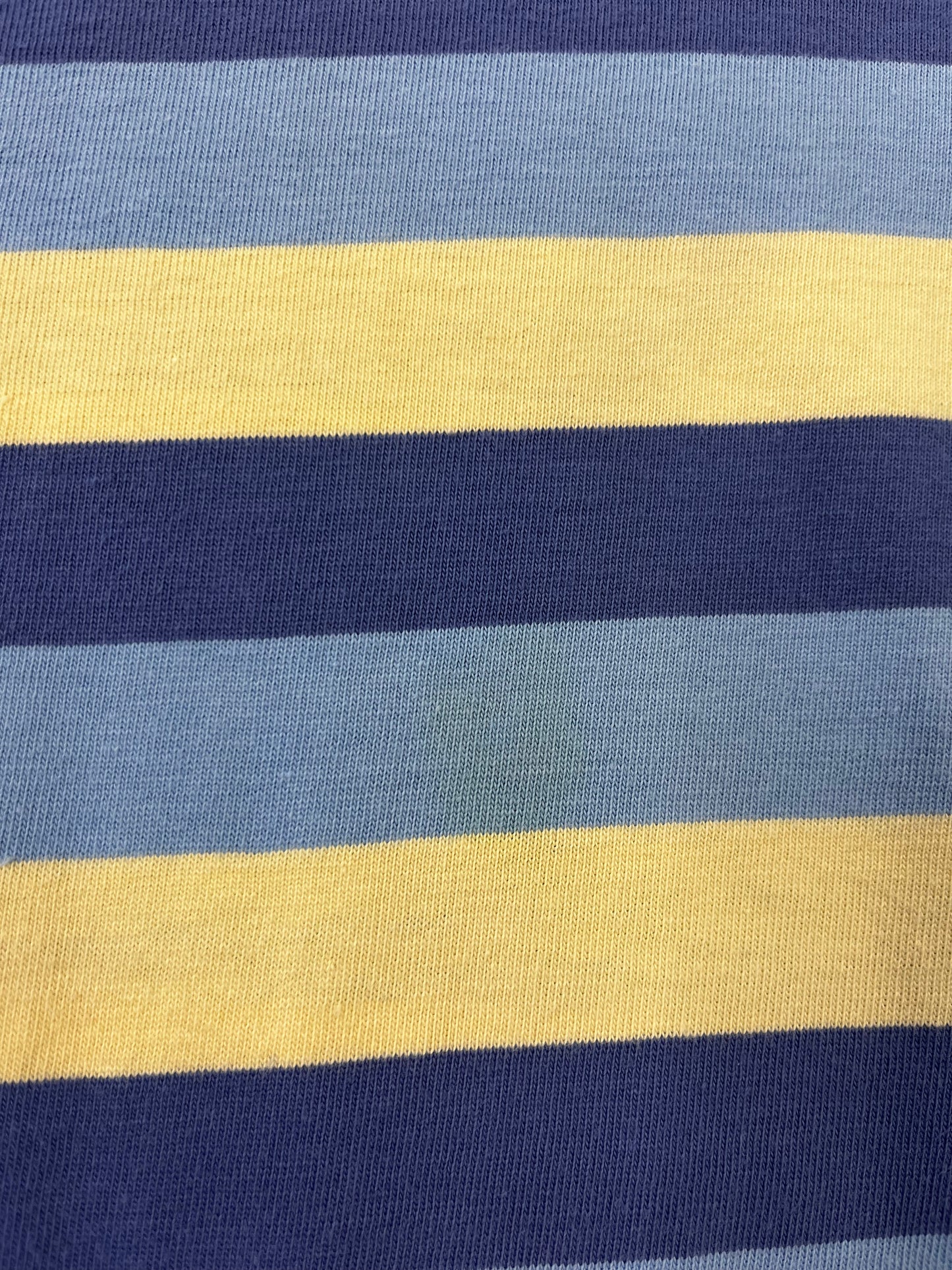 True Vintage Laura Ashley Blue Yellow Stripe Top