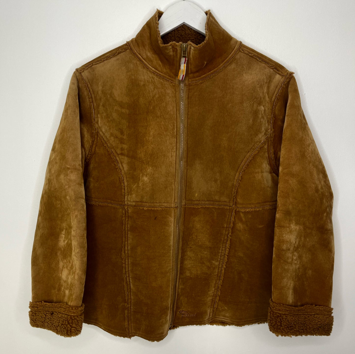 Suede Feel Tan Vintage Jacket