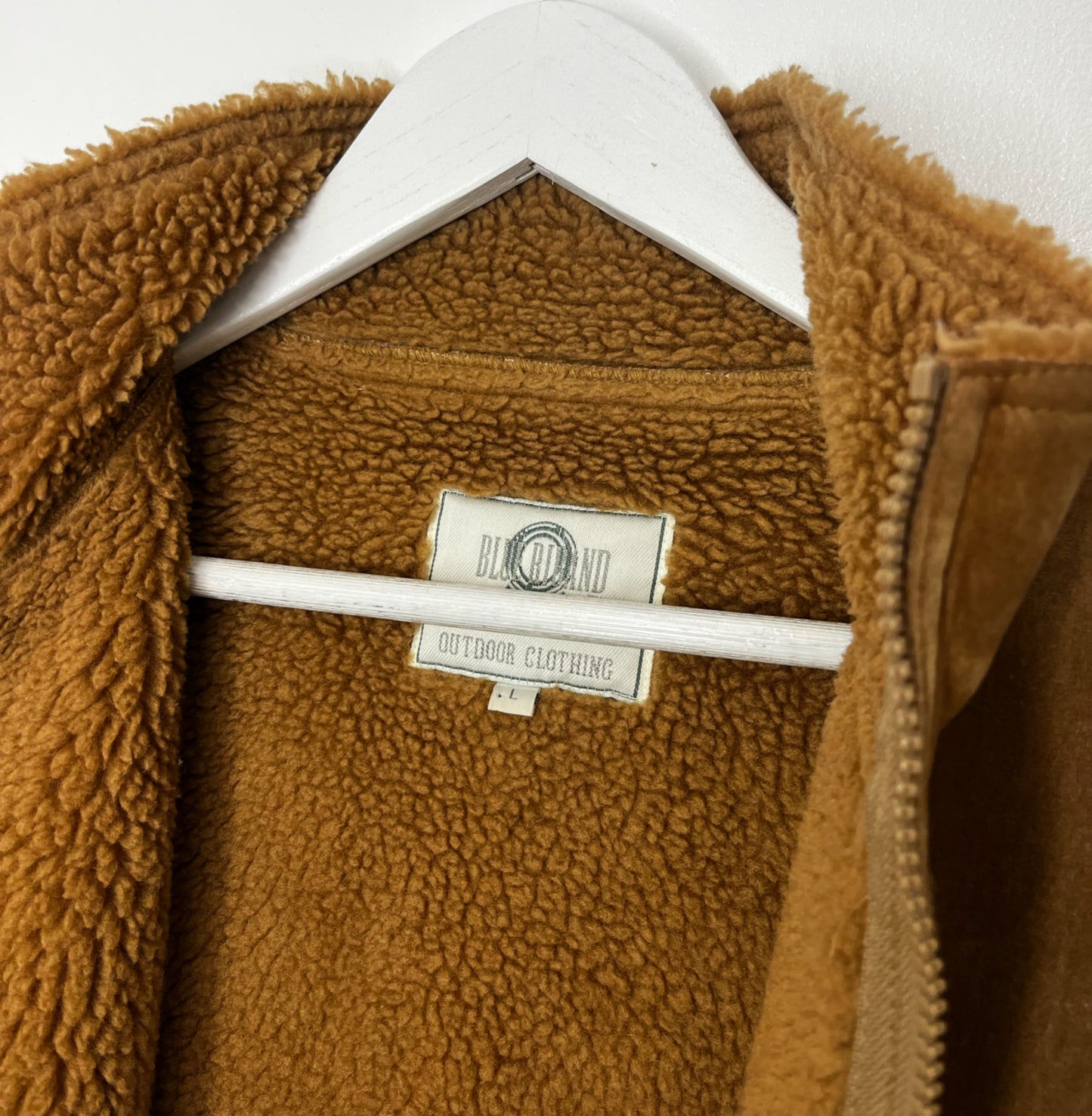 Suede Feel Tan Vintage Jacket
