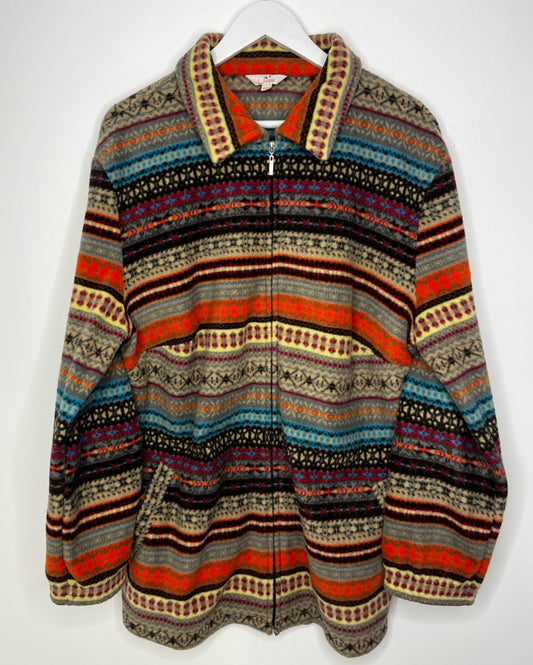 Warm Tone Cosy Zip Jacket