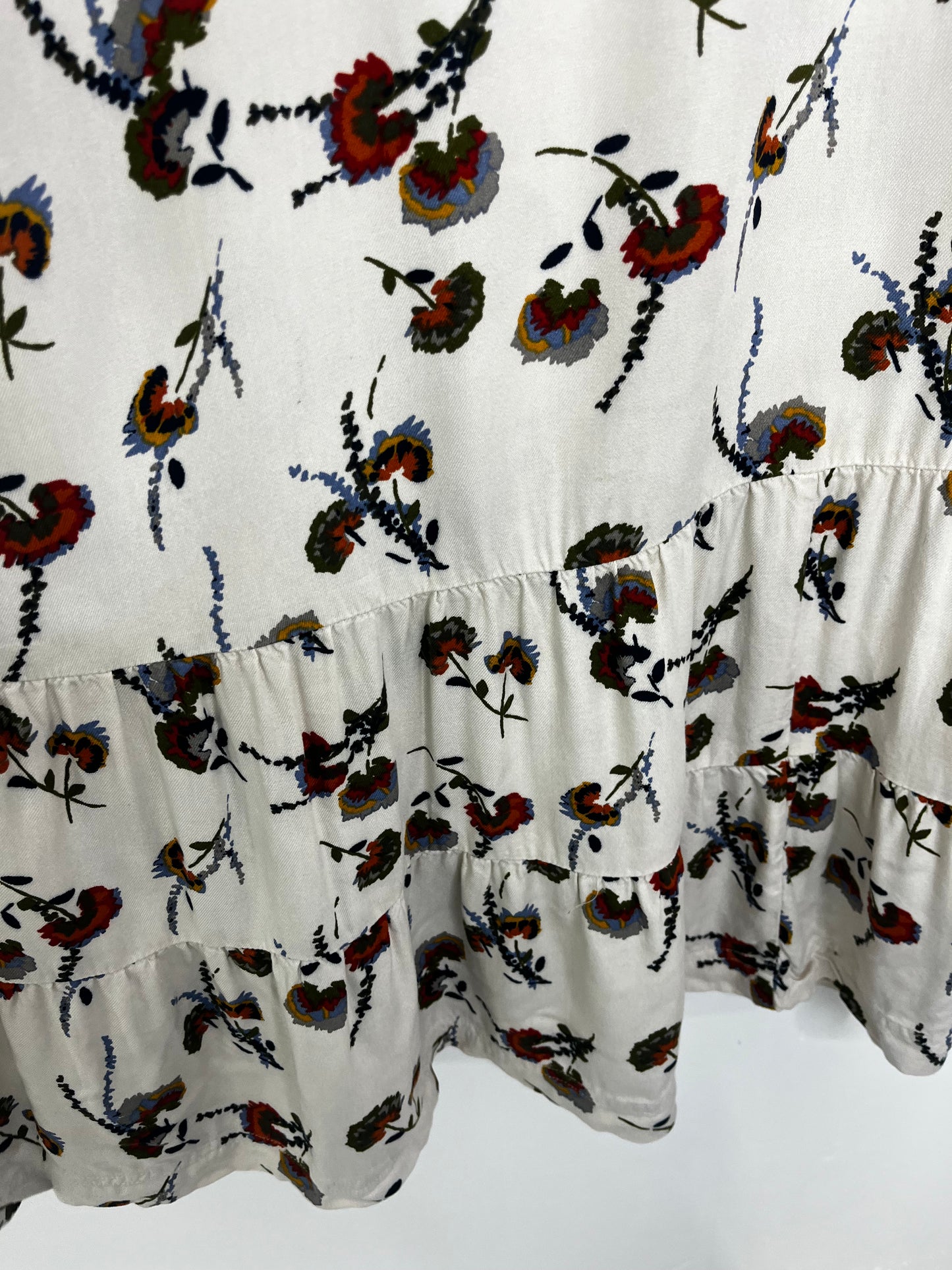 Long Floral Festival Skirt