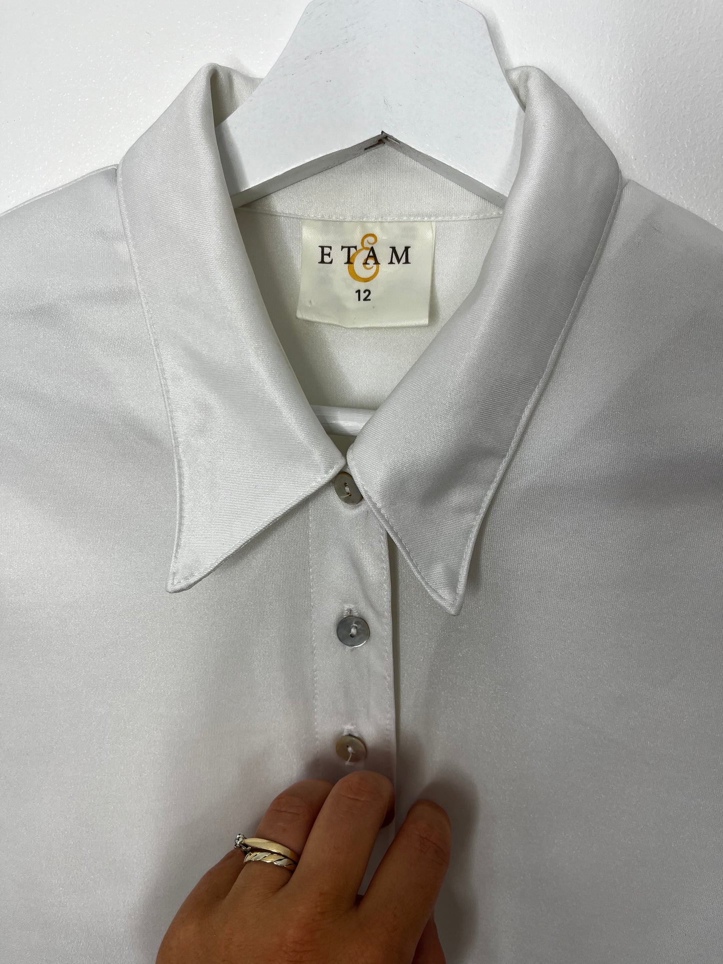 Vintage Etam White Every Day Blouse