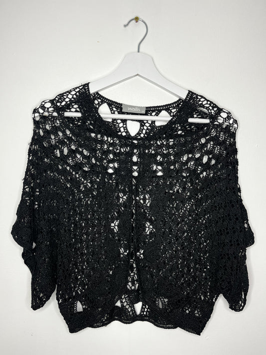 Black Crochet Blouse