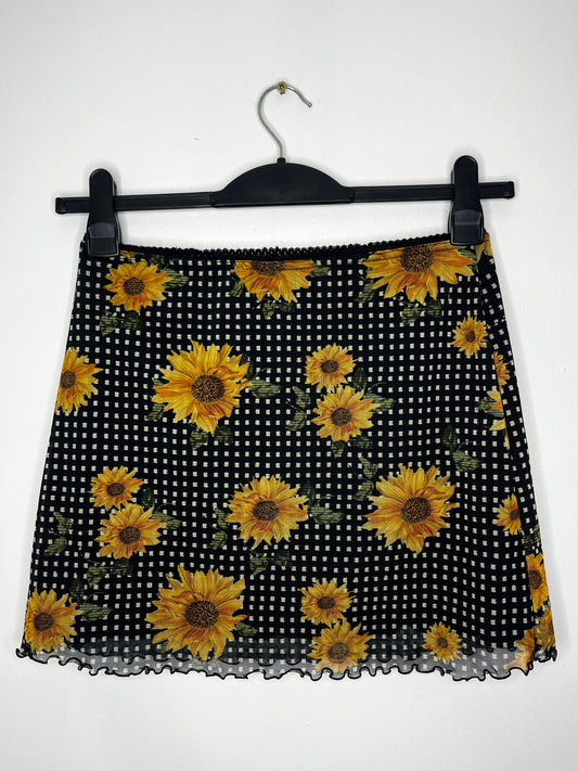 Sunflower Festival Mini Skirt