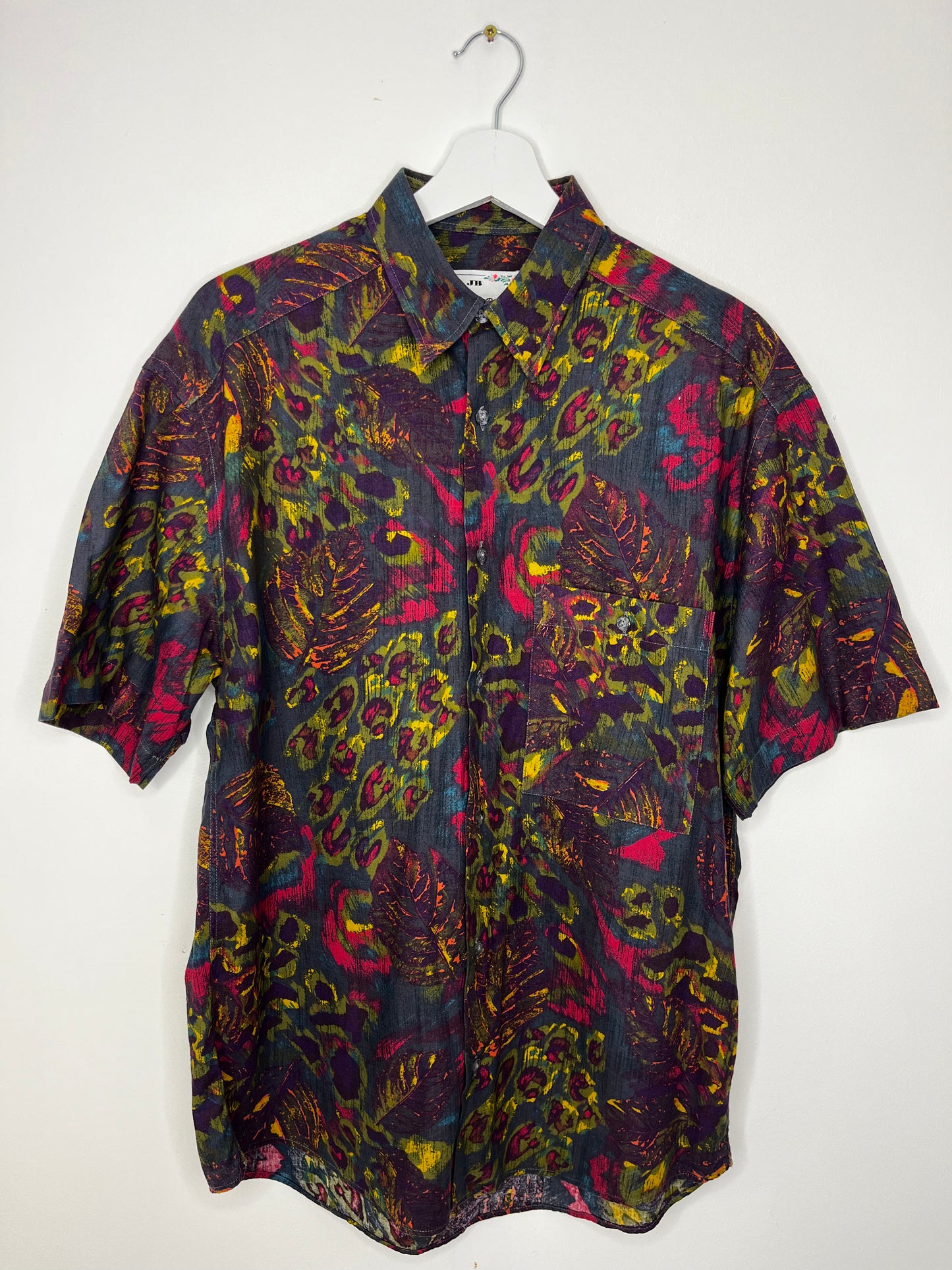 Purple Vintage Patterned Shirt
