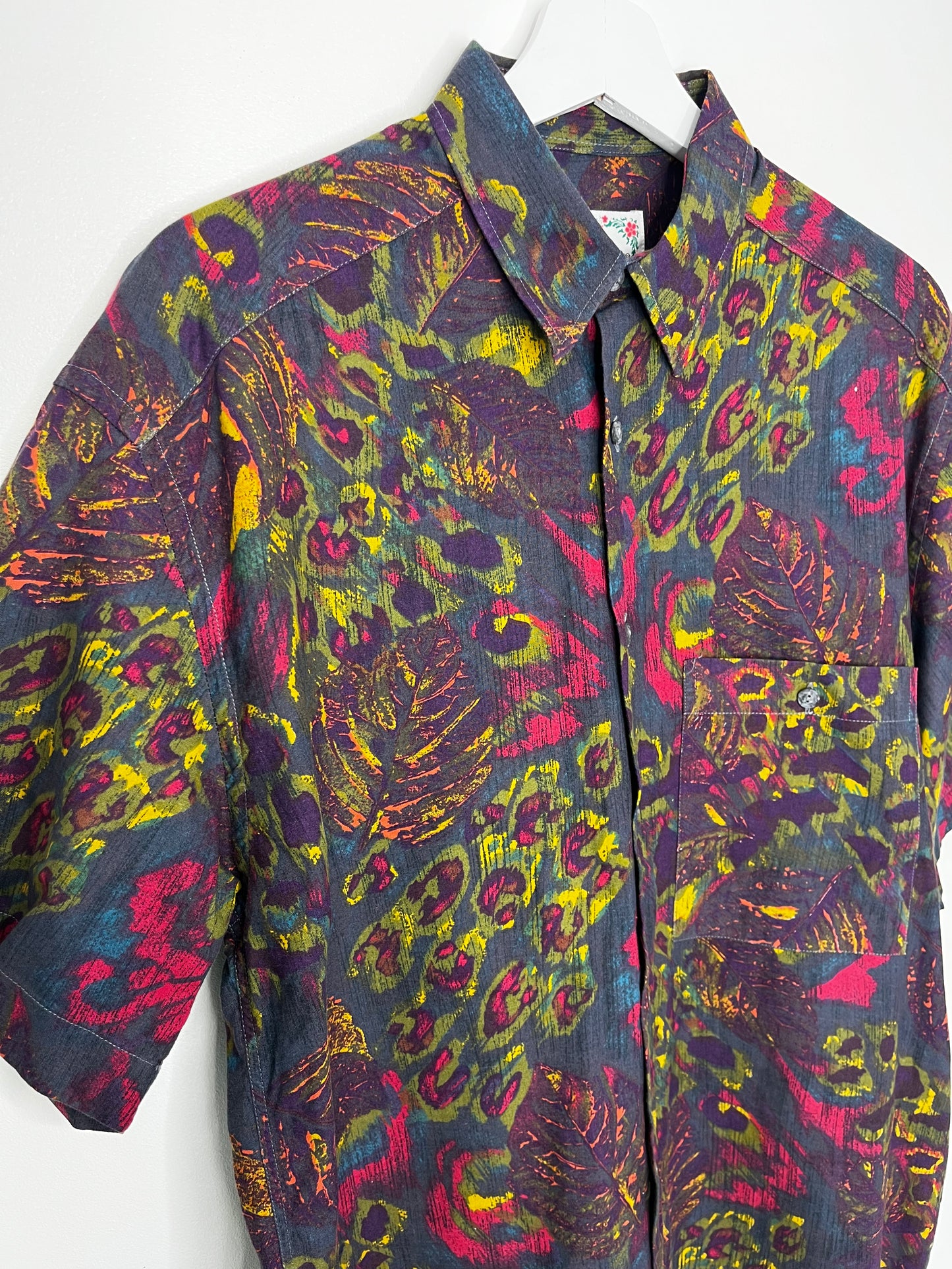 Purple Vintage Patterned Shirt