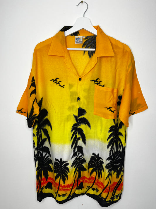 Yellow Vintage Hawaiian Shirt