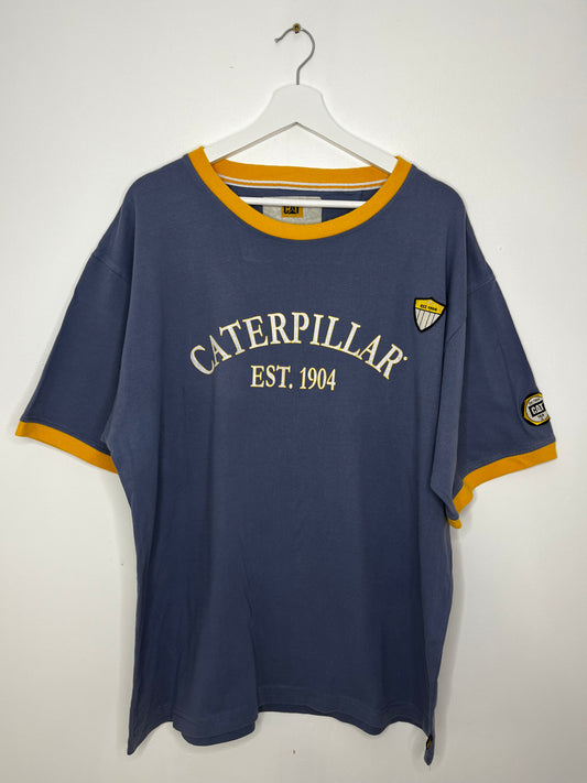 Blue Vintage Caterpillar T-Shirt