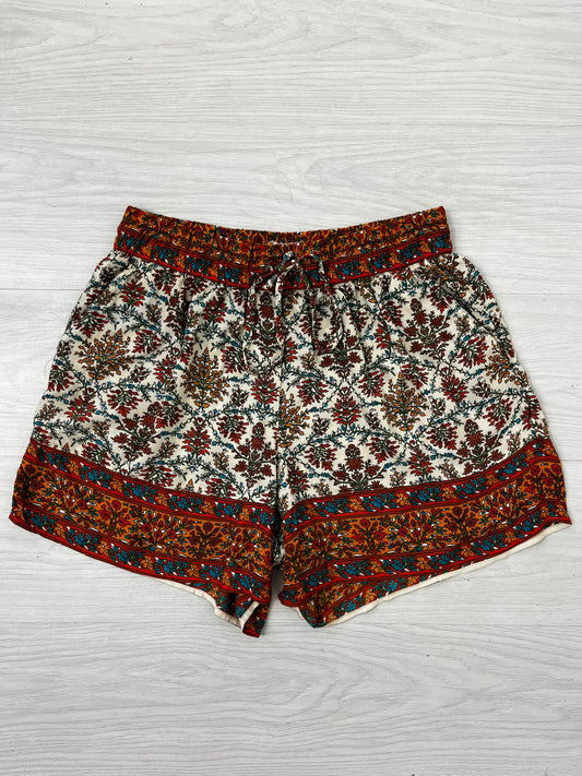 Orange Pattern Fat Face Shorts