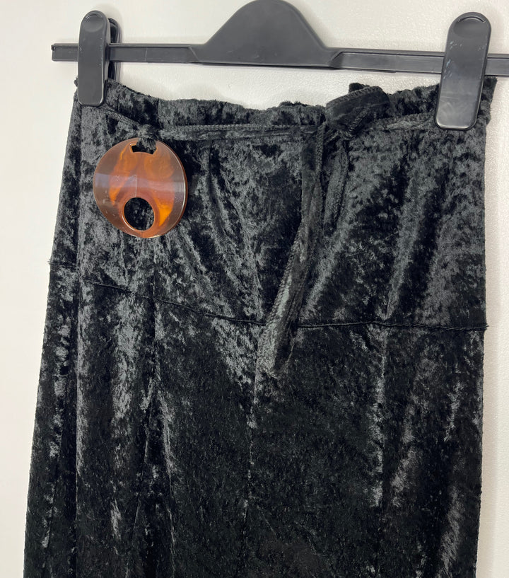 Crushed Velvet Maxi Skirt