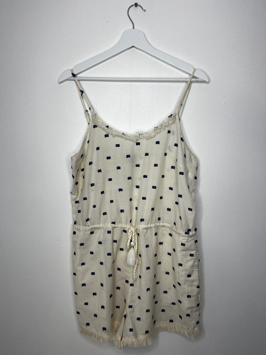Cute Cotton Cream Playsuit