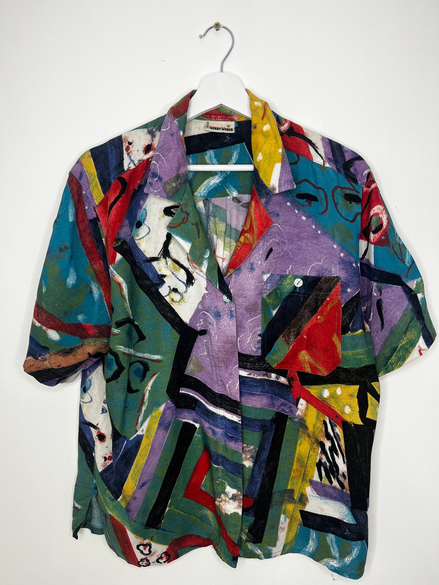 Vintage 90s Colourful Abstract Shirt