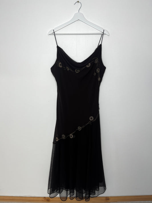 Brown Fairycore Vintage Dress