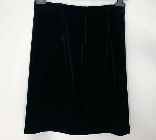 Black Velvet Skirt
