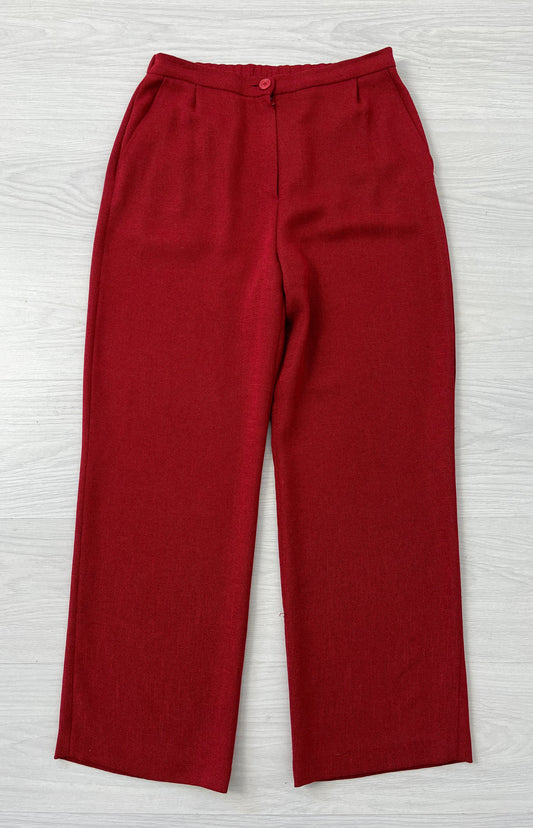 Highwaisted Red Trousers