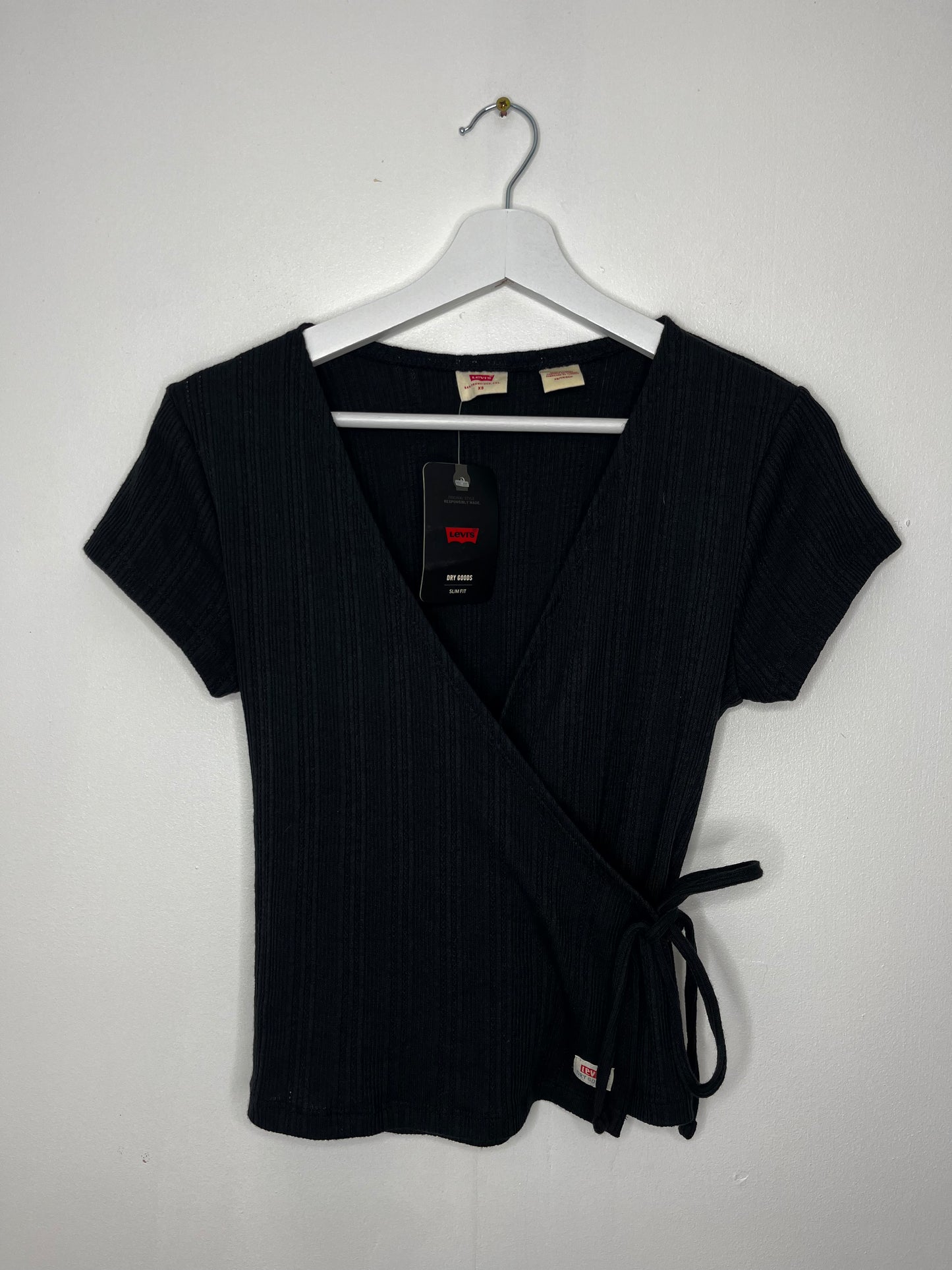 Black Levi’s Wrap Top