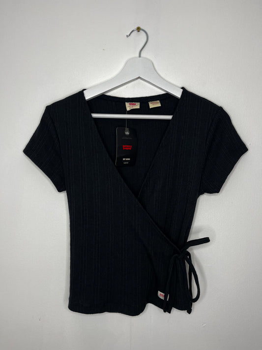 Black Levi’s Wrap Top