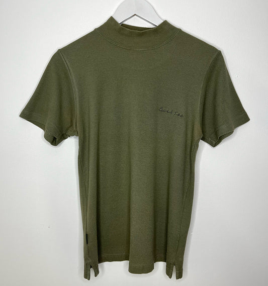 Khaki Highneck Top