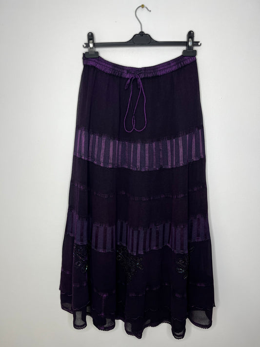 Purple Whimsical Vintage Skirt