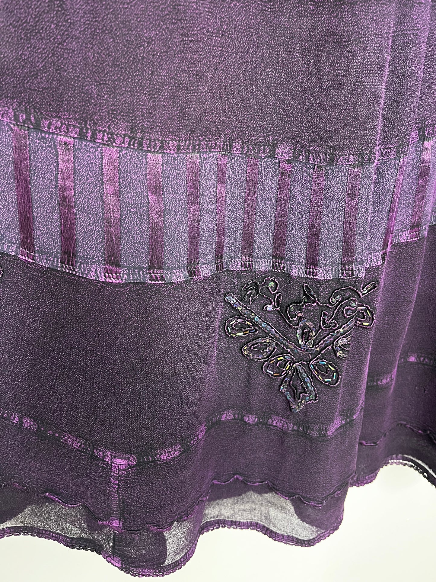 Purple Whimsical Vintage Skirt