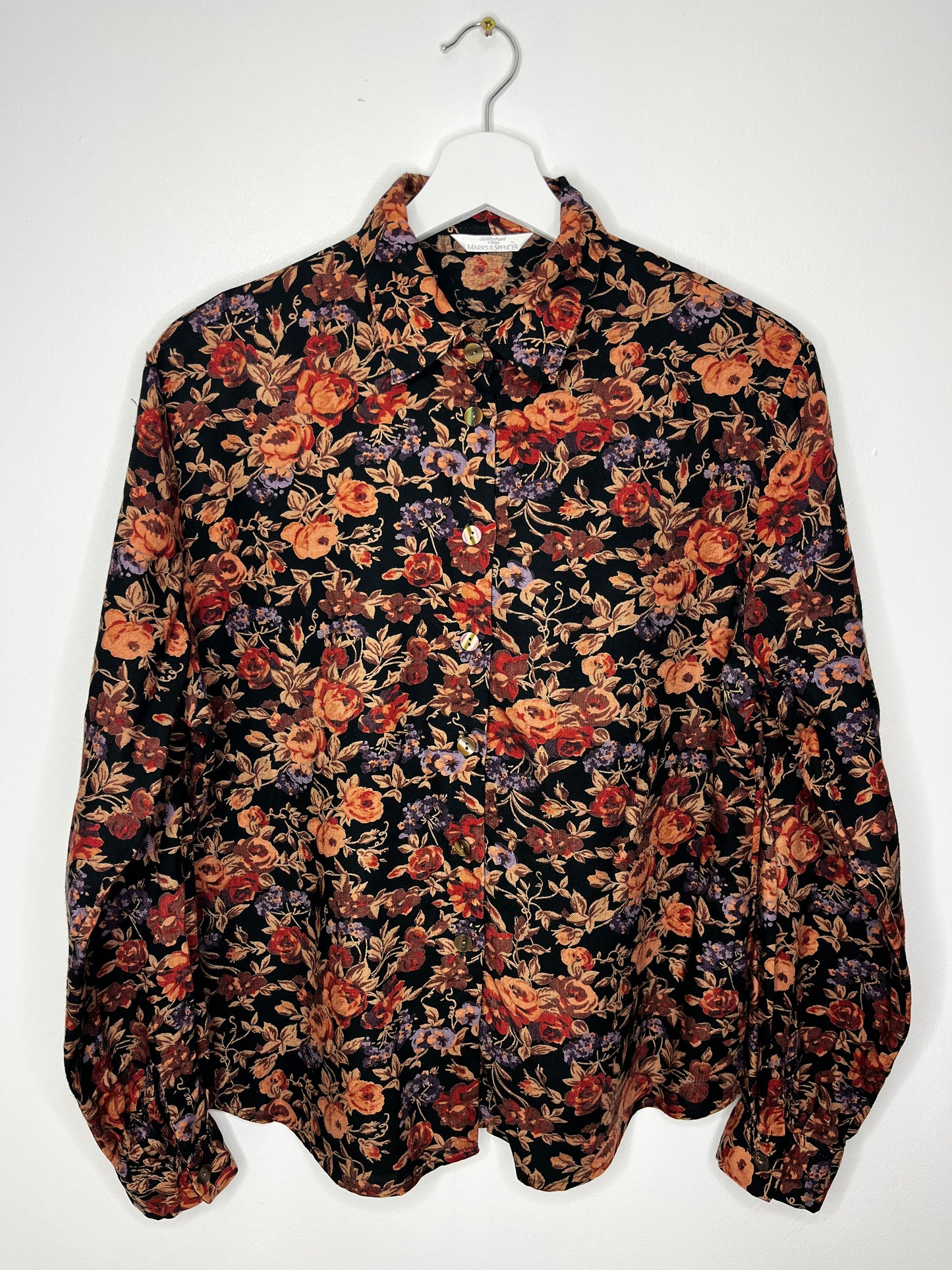 Long Sleeve Autumnal Floral Shirt