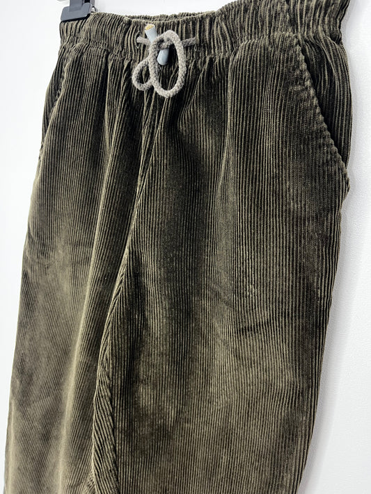 Highwaisted Khaki Cord Vintage Trousers