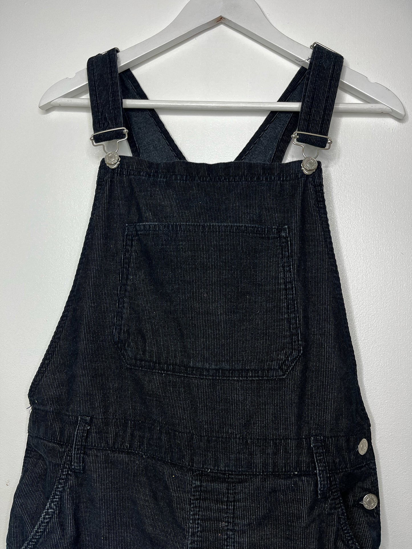 Black Cord Dungarees