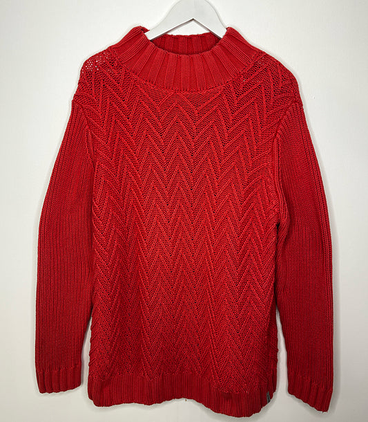 Pure Cotton Coral Vintage Jumper