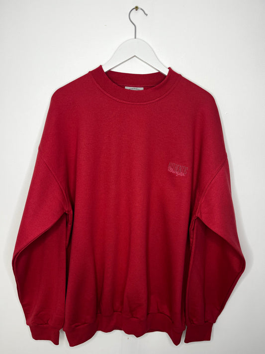 Red Wrangler Vintage Crew Neck Jumper