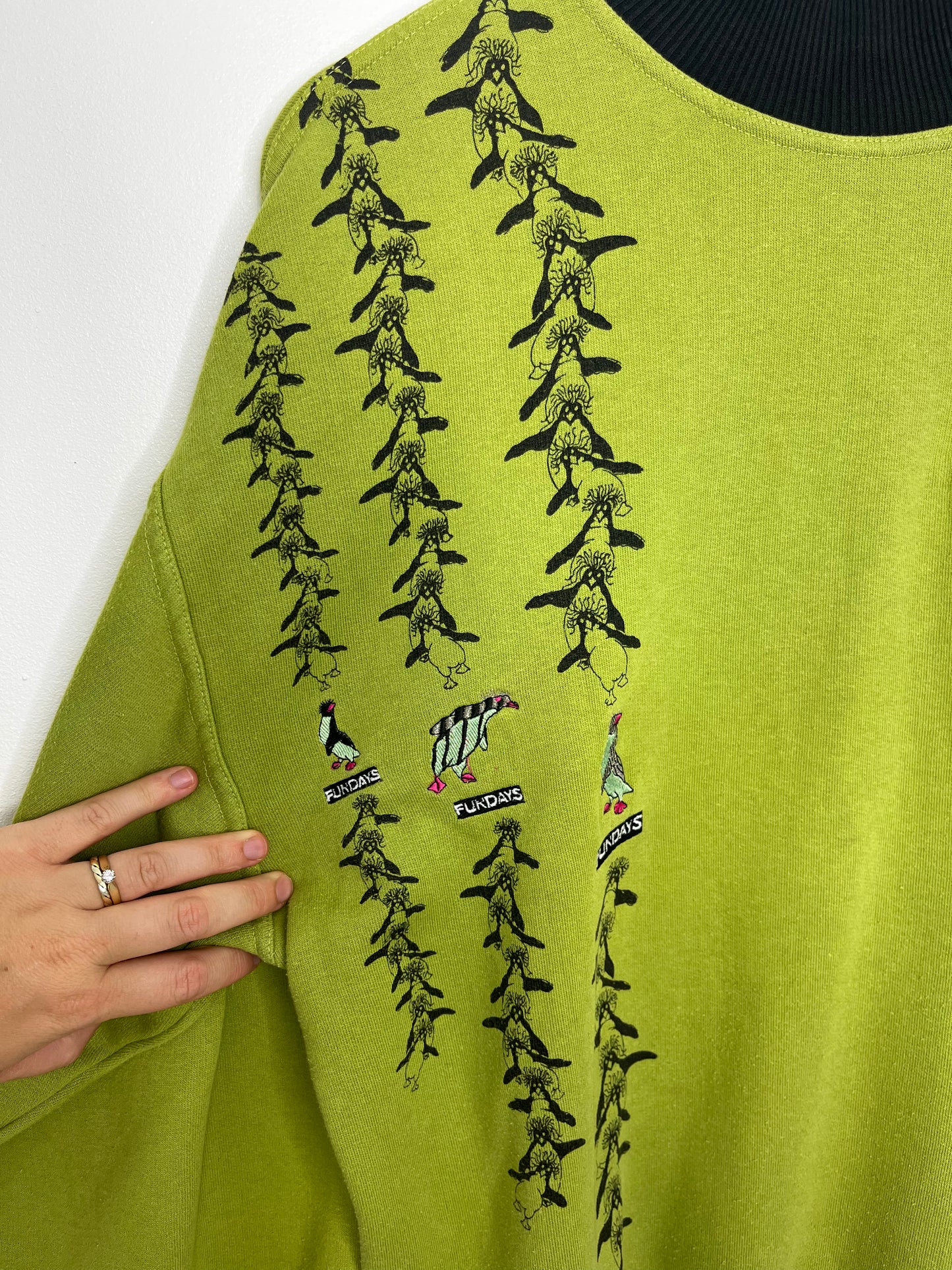Rare Green Highneck Vintage Sweater