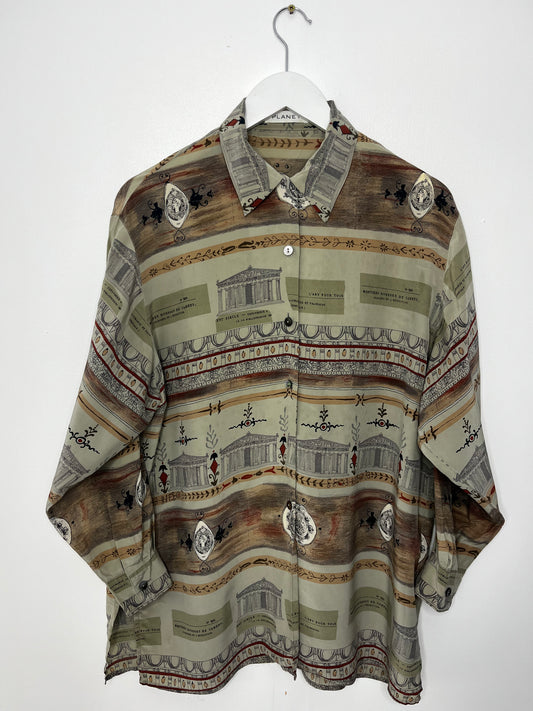 Pure Silk French Vintage Shirt