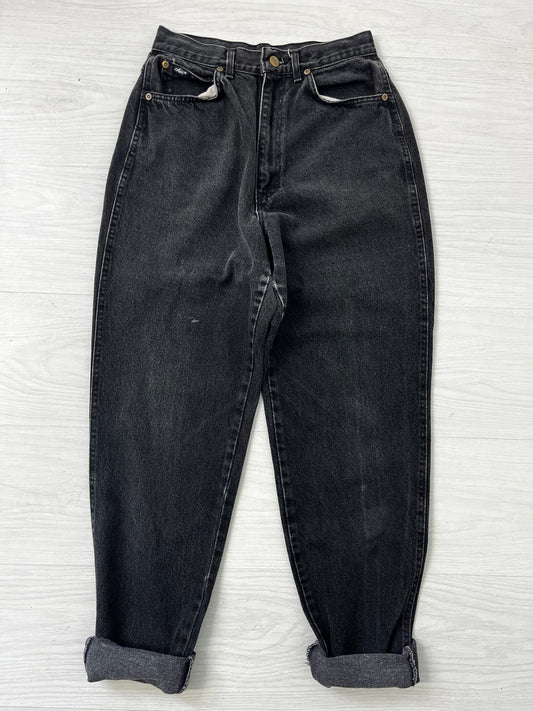 Highwaisted Washed Black Vintage Jeans