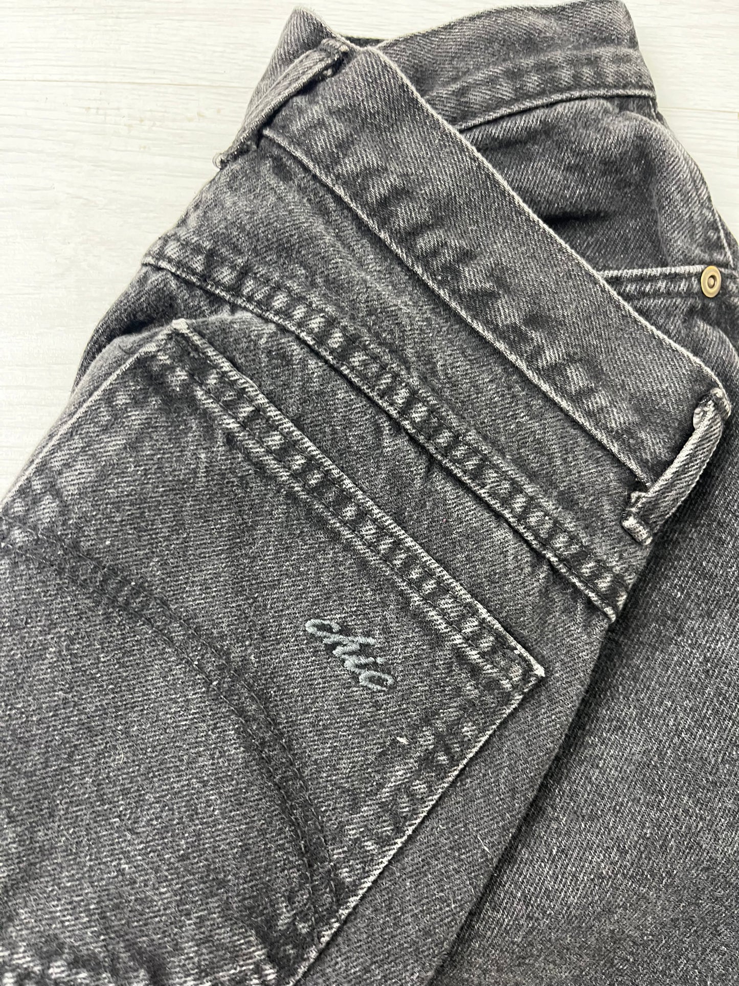 Highwaisted Washed Black Vintage Jeans