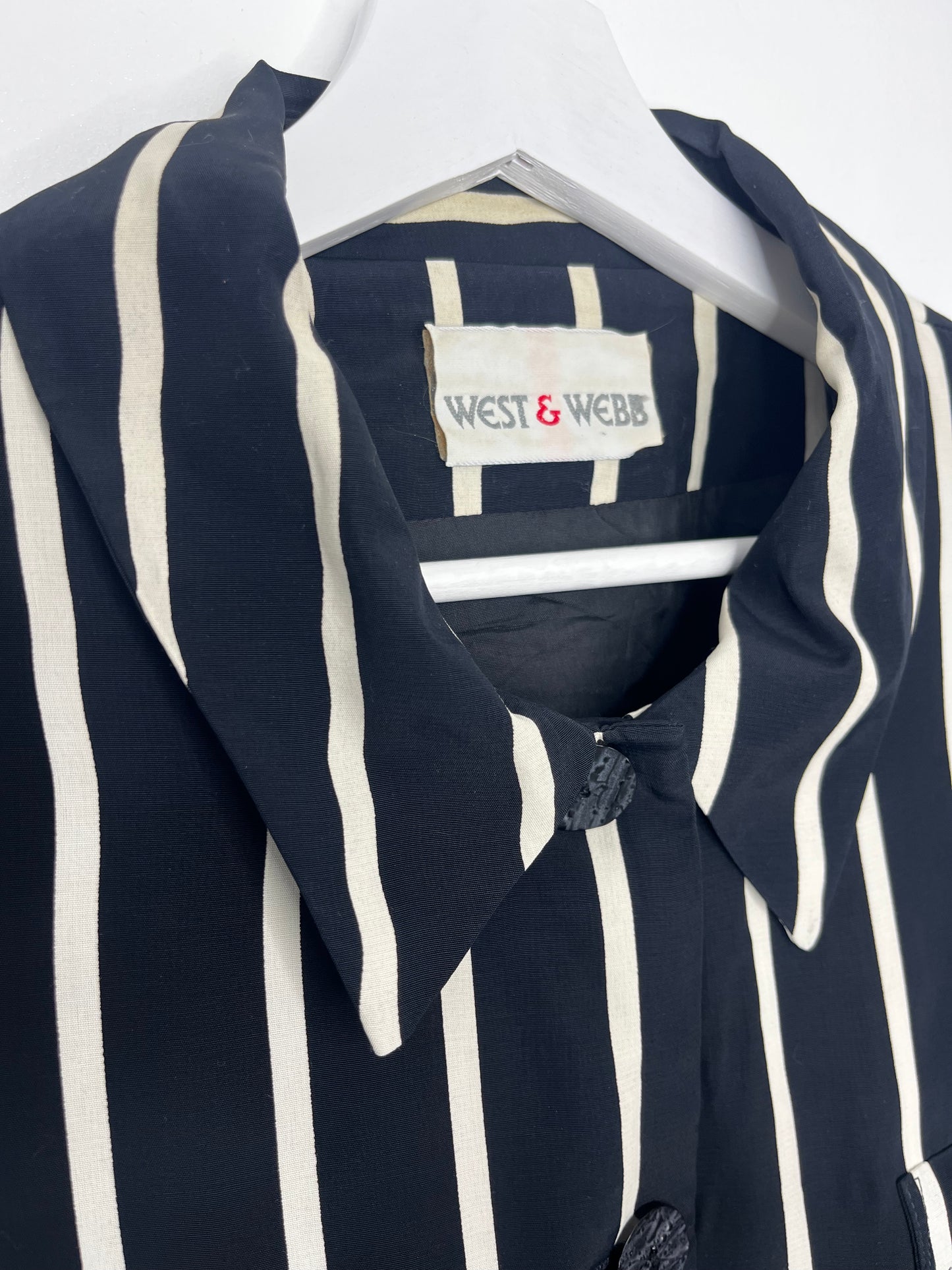 Monochrome Stripe Vintage Shirt