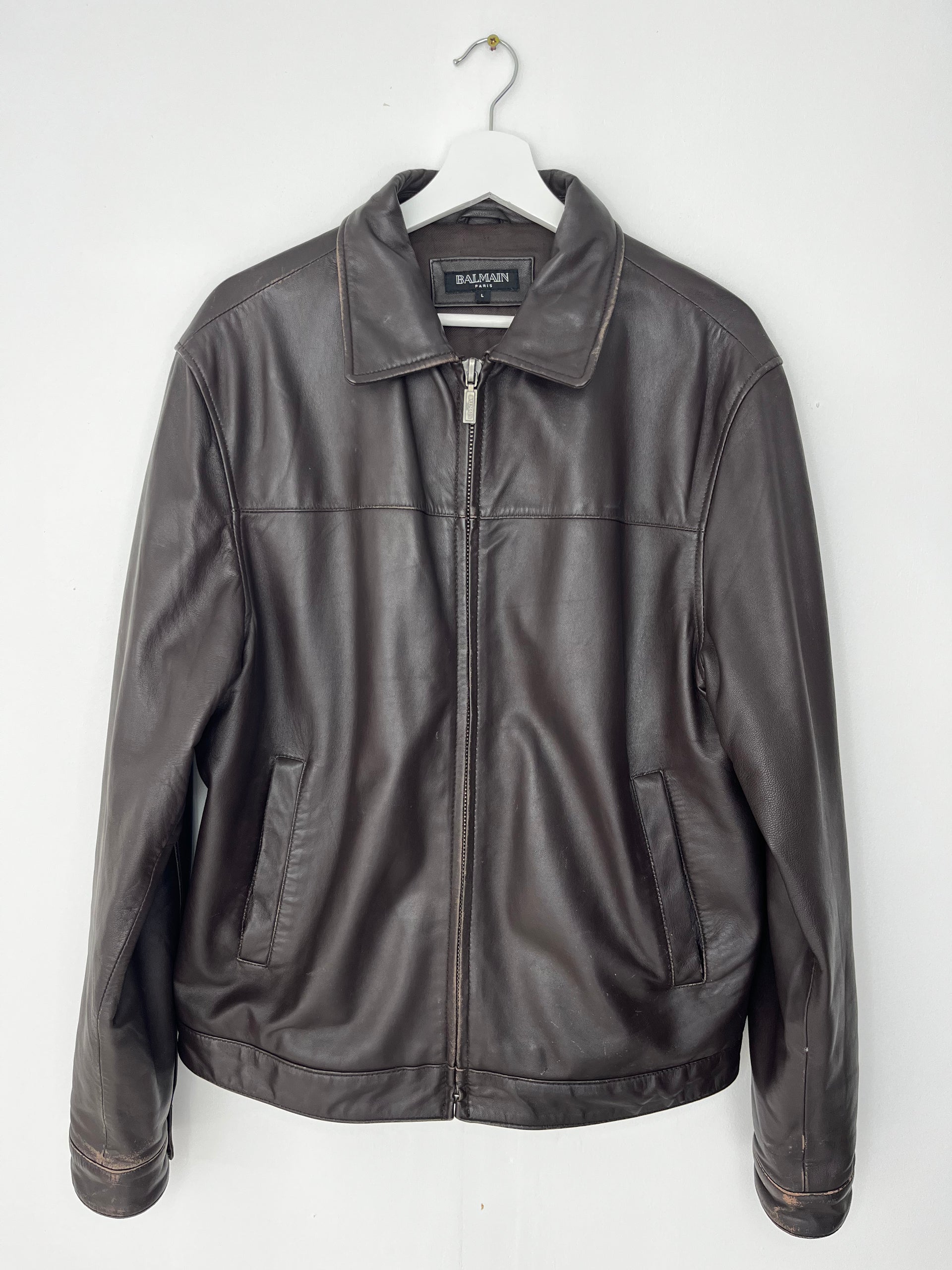 ジャケット・アウター 90s Vintage BALMAIN REAL leather jacket IMG-6029.heic?v=1758623982&