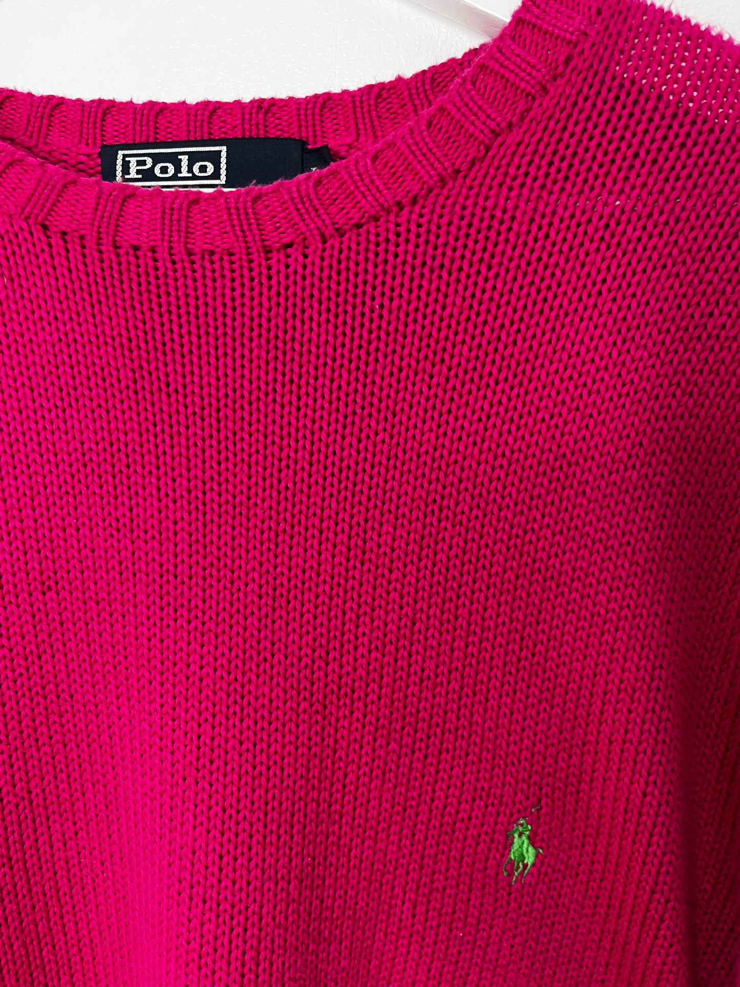 Pink Vintage Ralph Lauren Knit Jumper