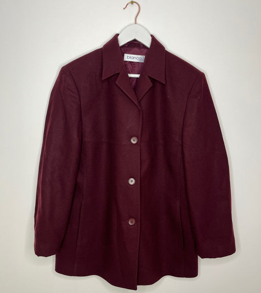 Burgundy Vintage Coat