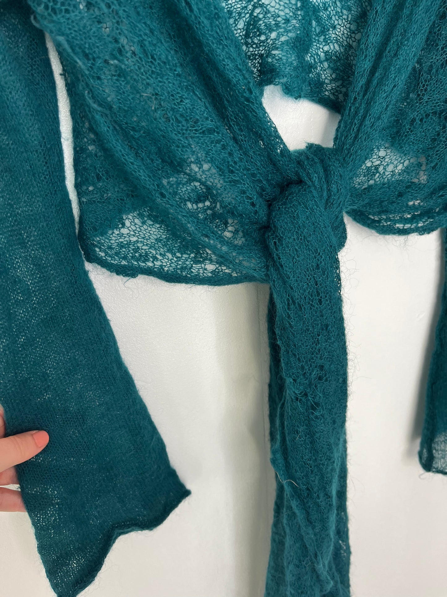 Green Vintage Cropped Cosy Cardigan