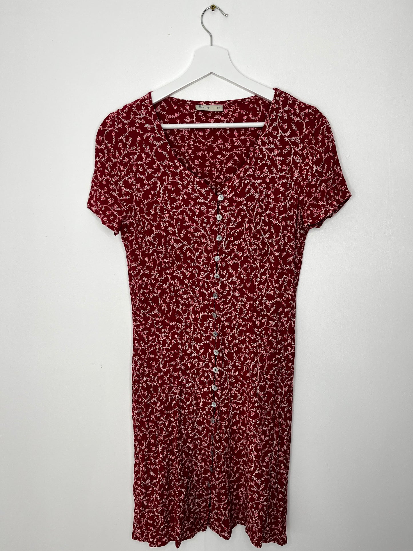 Button Down Autumnal Vintage Dress